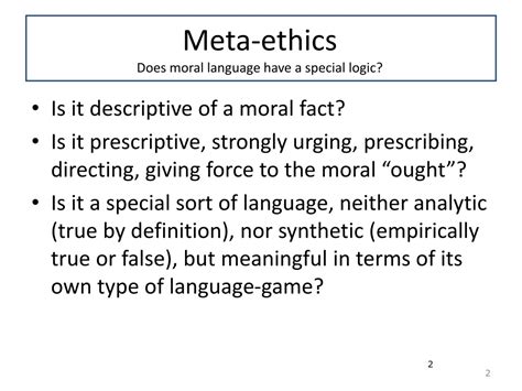 Ppt Meta Ethics Powerpoint Presentation Free Download Id9333761