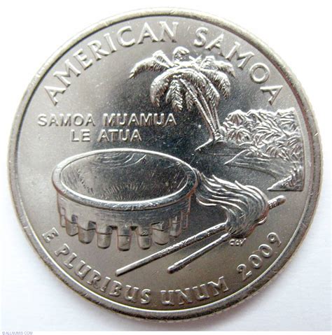 Quarter Dollar 2009 D American Samoa Quarter District Of Columbia