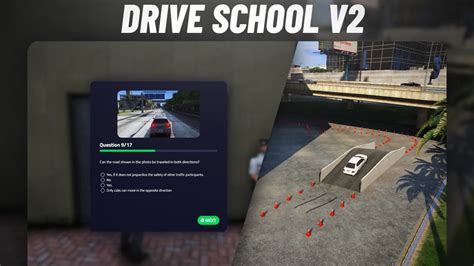 Esx Qb Drive School V2 Included Custom Map Each Category