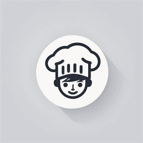 Premium AI Image | cook icon vector clipart logo design illustration