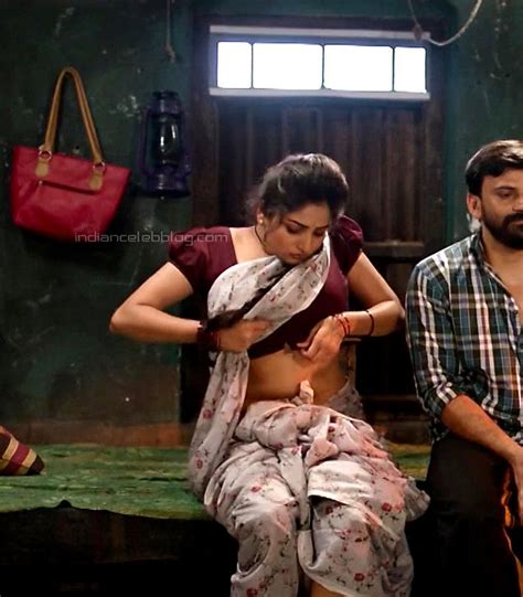 Rachita Ram Hot Saree Navel Monsoon Raaga Hd Stills Caps Saree Navel Actress Hot Photoshoot