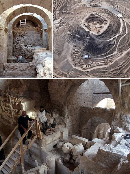 Entrance to King Herod's Palace, Built 20-Years Before Birth of Christ ...