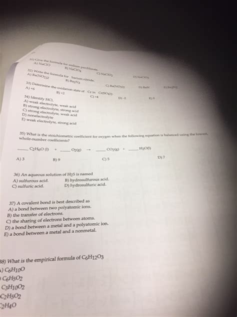 Solved Give the formula for sodium perchlorate. NaClO | Chegg.com