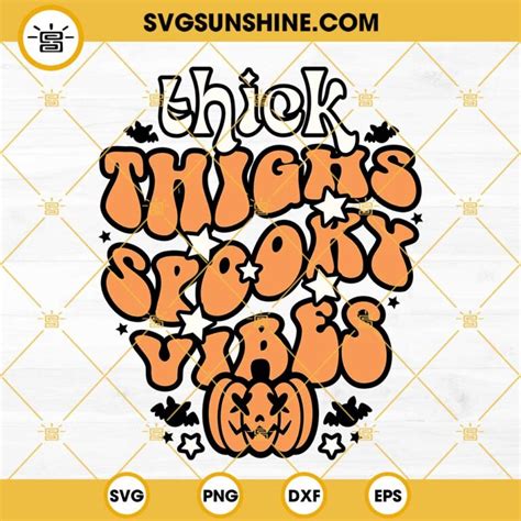 Spooky Vibes SVG Spooky Mama Halloween SVG Spooky Vibes Messy Bun SVG