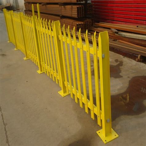 High Strength W Pale Galvanized And Powder Coated Steel Palisade Fence