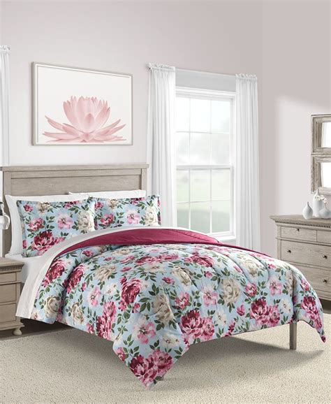 Sunham Naomi 3 Pc Full Queen Comforter Set Created For Macys Macys