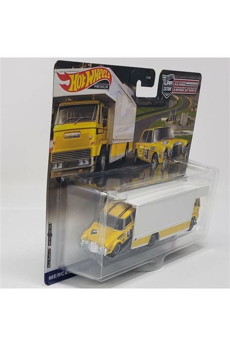 HOT WHEELS Yeni Team Transport Mercedes Benz Sel Amg Fleet Flyer Ölçek