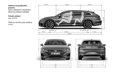 Technické údaje Vw Arteon R Shooting Brake 2020