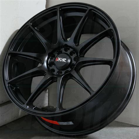 15x825 Xxr 527 4x1004x1143 0 Flat Black Wheels Rims Set4 Wheels