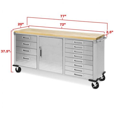 Ultrahd® 12 Drawer Mega Rolling Workbench Seville Classics