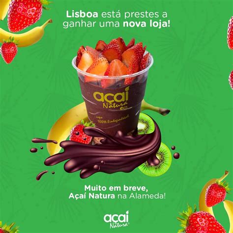 Menu em Açaí Natura UBBO Amadora restaurante Amadora