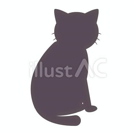 Free Vectors | Sentado silueta del gato