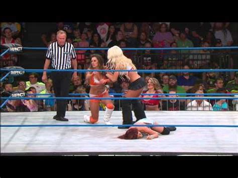 Knockouts Championship Gail Kim Vs Angelina Love Vs Madison Rayne Vs