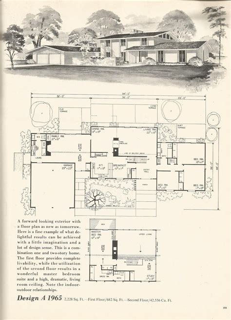 Vintage House Plans 1970s Contemporary Designs Vintage House Plans