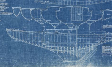 Blueprints And Cyanotypes At Home Herreshoff Marine Museum