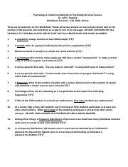 P2 Worksheet1Fall20 Online 4 2 Pdf Psychology 2 Statistical Methods