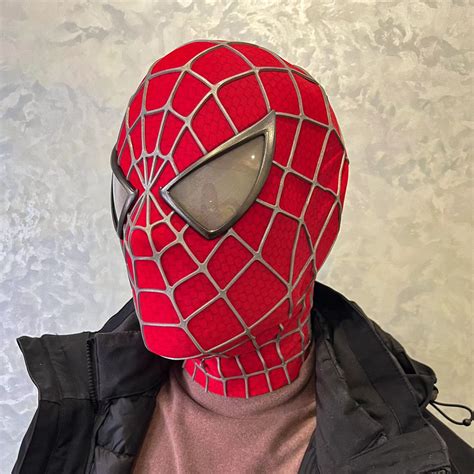 Spider Man Toby Maguire Mask Film Restoration Handmade Poison Mask