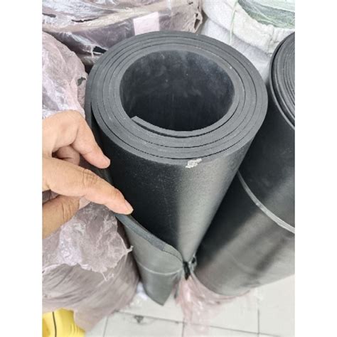 Jual Karet Hitam Lembaran Rubber Sheet 10mm X 120 X100cm Shopee Indonesia