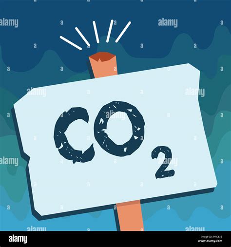 Handwriting text Co2. Concept meaning Noncombustible greenhouse gas ...