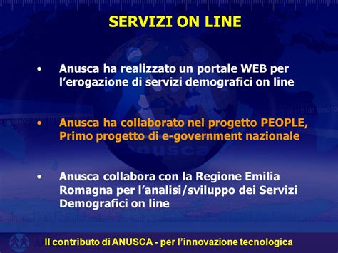 Il Contributo Di Anusca Per Linnovazione Tecnologica Alessandro