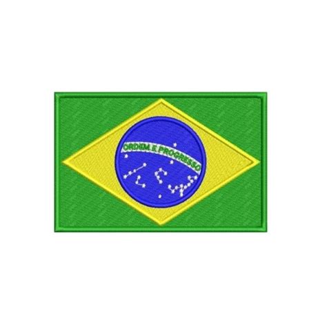 Matriz De Bordado Bandeira Do Brasil Elo7 Produtos Especiais