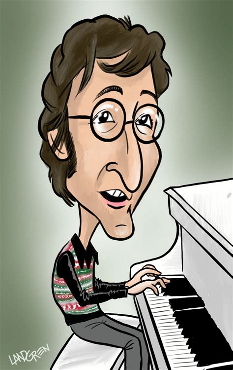 John Lennon Celebrity Caricatures Caricature Rock And Roll