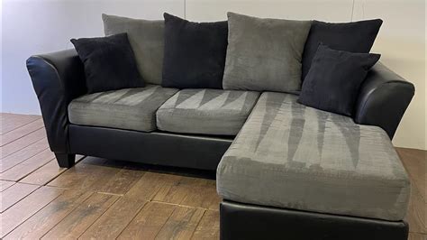 Gray Reversible Sectional Used Couches For Sale Washington DC YouTube