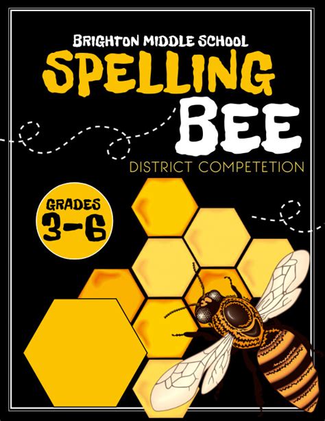 Spelling Bee School Poster Template Postermywall