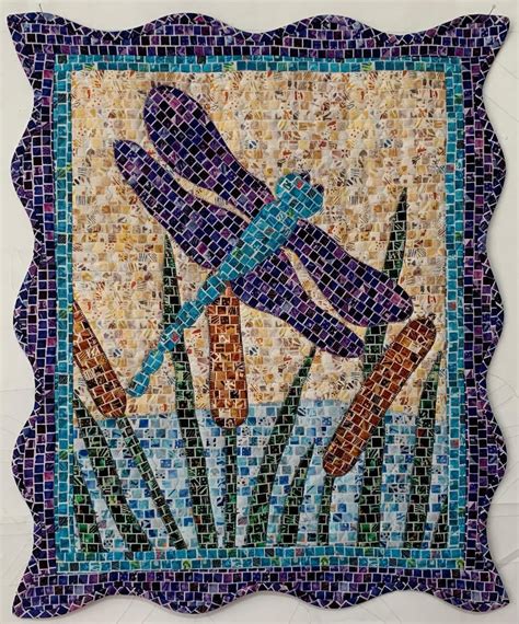 Dragonfly Mosaic Masterpiece Pattern - Etsy