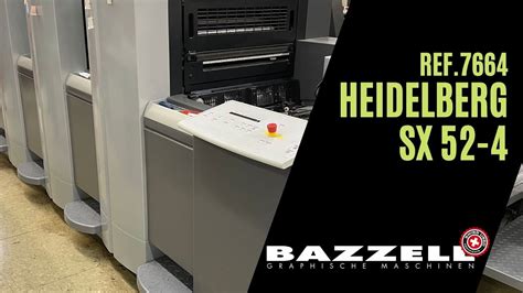 Heidelberg Speedmaster Sx Youtube