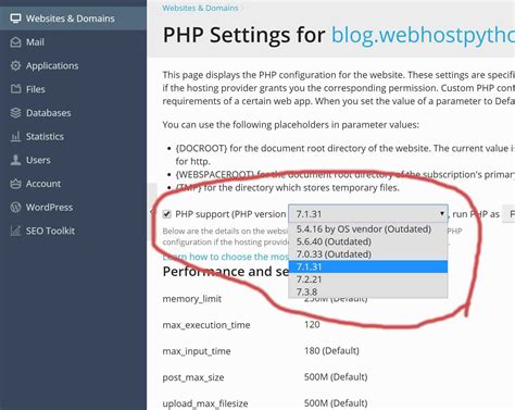 How To Change Php Versions In Plesk Webhostpython