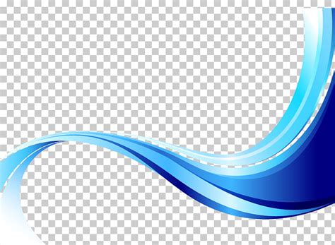 Euclidean Wave, blue wave decoration, blue wave background PNG clipart ...