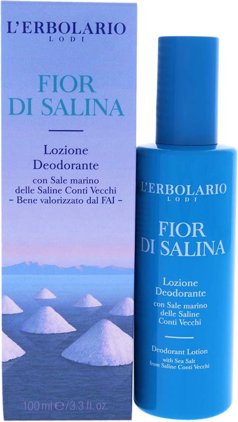 L Erbolario FIOR DI SALINA Deodorant Spray 100 Ml Amazon Co Uk Beauty