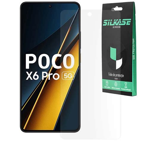 Folie Mata Silkase Pentru Xiaomi Poco X Pro Protectie Ecran Silicon