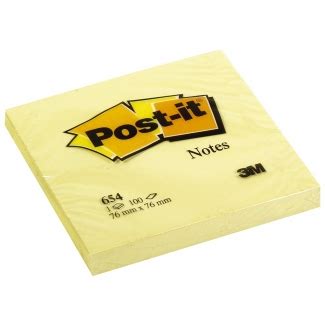 Post It Bloc De Notas Adhesivas X Mm Color Amarillo Bloc