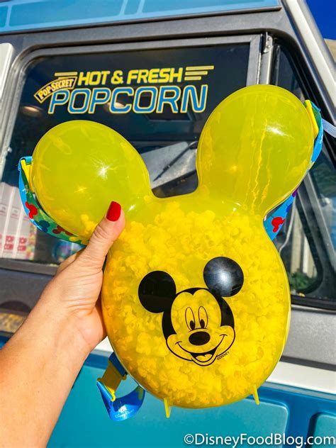 PICS A Yellow Mickey Balloon Popcorn Bucket Is Now Available In Disney