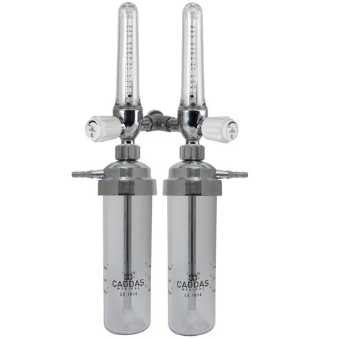 Double Flow Meter Ge 05 Series Çağdaş Medical Oxygen Air For Hospitals