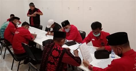 Bakal Calon Anggota Legislatif Pdi Perjuangan Karawang Ikuti Tes