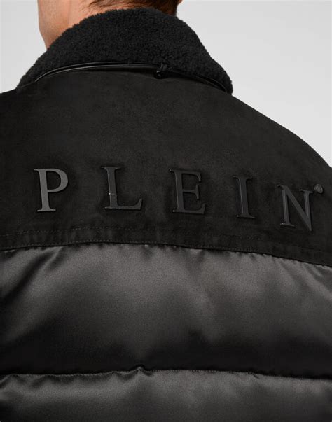 Lambskin And Nylon Down Bomber Philipp Plein Tm Philipp Plein Outlet