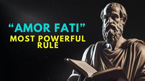 Most Powerful Stoic Rule To Conquer Everything Amor Fati Youtube