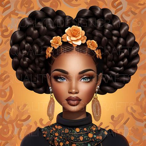 Africa Queen Beautiful Black Girl Magic Melanin Black Woman Png Afro