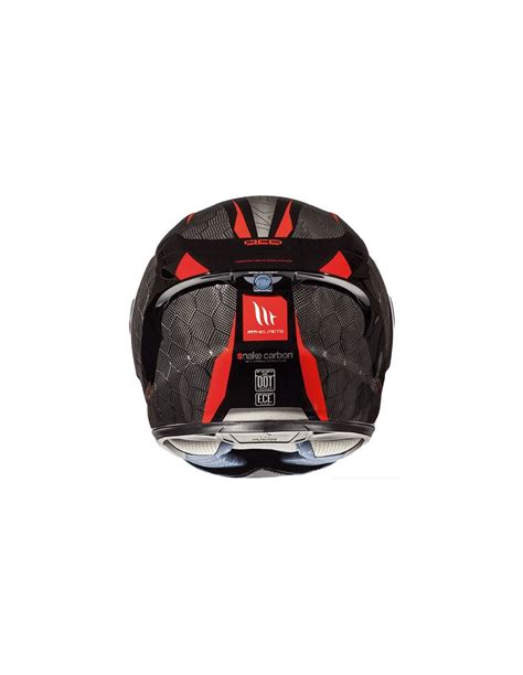 Casco Mt Ff Sc Kre Snake Carbon A Rojo Brillo Talla Casco Xs