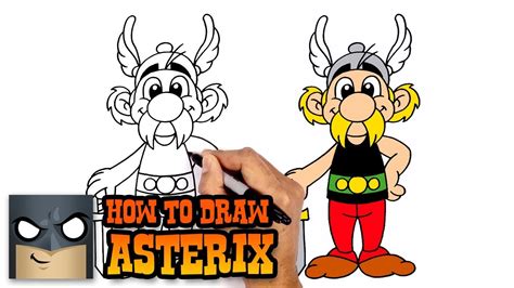 How To Draw Asterix Art Tutorial YouTube