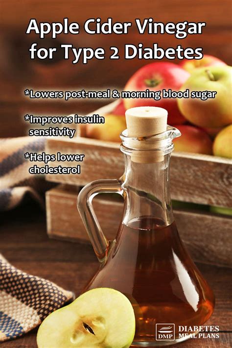 Apple Cider Vinegar For Diabetes