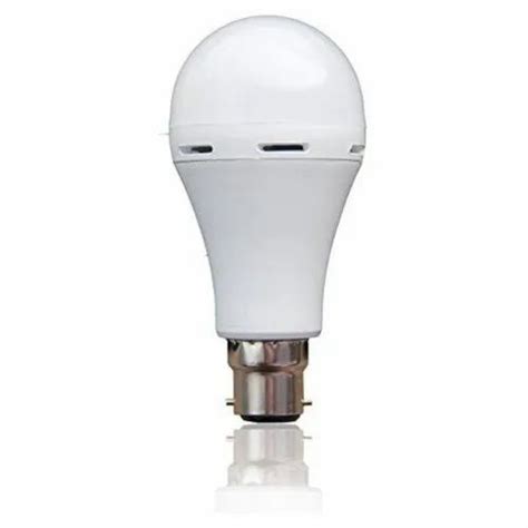 Sensum Cool White Rechargeable Ac Dc Led Bulb Battery Type Lithium Ion 9 Watt At Rs 50piece