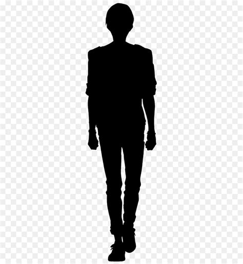 Free Person Standing Silhouette Vector, Download Free Person Standing ...