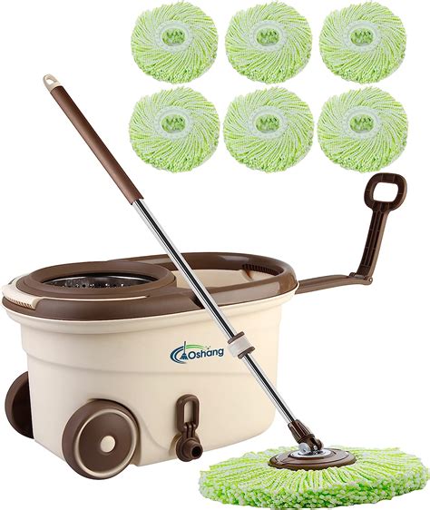 Amazon Oshang Spin Mop And Bucket Hand Free Wringing Floor