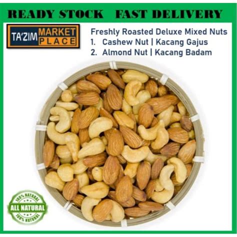 Freshly Roasted Deluxe Healthy Mixed Nuts [Ready Stock] Kekacang ...