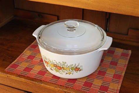 Corningware Corning Ware ~ Rangetopper Range Topper ~ Five 5 Quart Dutch Oven Roaster And Lid