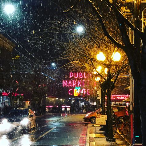 Christmas In Seattle Background